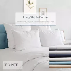 Pointehaven 525 Thread Count Cotton Sateen Sheet Set Or Pillowcase Pair -Bedding Shop 10978067 CC ALT3