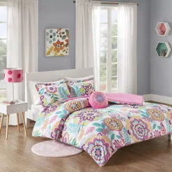 Intelligent Design Corinne Floral Comforter Set With Throw Pillow -Bedding Shop 13251762 CC ALT5