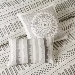 INK+IVY Rhea Jacquard Cotton Comforter Set With Shams -Bedding Shop 15533004 CC ALT4