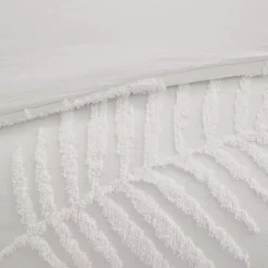 Madison Park Osanna 3-Piece Tufted Cotton Chenille Palm Coastal Duvet Cover Set With Shams 14 Madison Park Osanna 3-Piece Tufted Cotton Chenille Palm Coastal Duvet Cover Set With Shams -Bedding Shop 17677959 CC ALT4