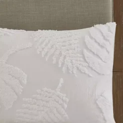 Madison Park Osanna 3-Piece Tufted Cotton Chenille Palm Coastal Duvet Cover Set With Shams 16 Madison Park Osanna 3-Piece Tufted Cotton Chenille Palm Coastal Duvet Cover Set With Shams -Bedding Shop 17677959 CC ALT6