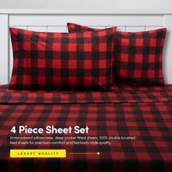 1500 Buffalo Plaid Sheet Set -Bedding Shop 18212819 CC ALT2