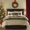 Madison Park Teagan 7-pc. Faux Suede Comforter Set With Throw Pillows