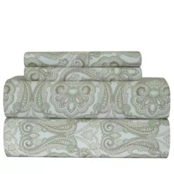 Pointehaven 100% Cotton Flannel Sheet Set -Bedding Shop 2035935 Paisley