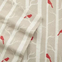 Micro Flannel® Sheet Set With Pillowcases -Bedding Shop 2036286 Cardinals