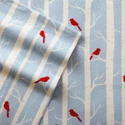 Micro Flannel® Sheet Set With Pillowcases -Bedding Shop 2036286 Cardinals Blue