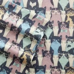 Micro Flannel® Sheet Set With Pillowcases -Bedding Shop 2036286 Cool Cats