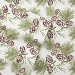 Micro Flannel® Sheet Set With Pillowcases -Bedding Shop 2036286 Pinecone