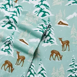 Micro Flannel® Sheet Set With Pillowcases -Bedding Shop 2036286 Winter Wonderland