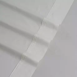 Tribeca Living Solid 300-Thread Count Egyptian Cotton Percale Deep-Pocket Sheets -Bedding Shop 2066182 Ivory