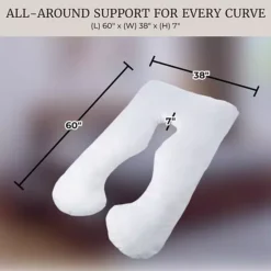 Lavish Home U-Shaped Pregnancy Pillow -Bedding Shop 2096095 CC ALT2