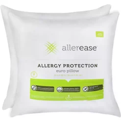 AllerEase 2-pk. Allergy Protection Euro Pillows
