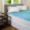Comforpedic From Beautyrest 4-inch Blue Textured Gel Memory Foam Mattress Topper