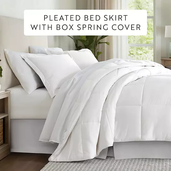 Home Collection Premium Pleated Bed Skirt 3 Home Collection Premium Pleated Bed Skirt - Image 3