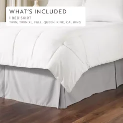 Home Collection Premium Pleated Bed Skirt 23 Home Collection Premium Pleated Bed Skirt -Bedding Shop 22180222 CC ALT2