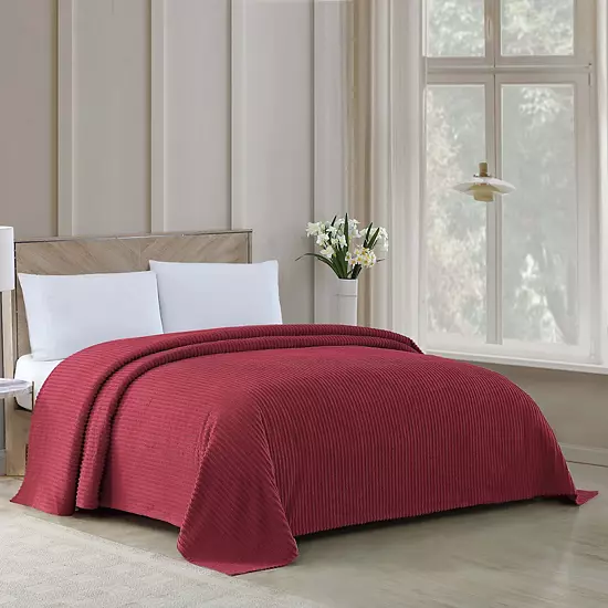Beatrice Home Fashions Channel Chenille Bedspread Or Sham 6 Beatrice Home Fashions Channel Chenille Bedspread Or Sham - Image 6