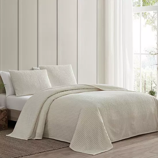 Beatrice Home Fashions Channel Chenille Bedspread Or Sham 13 Beatrice Home Fashions Channel Chenille Bedspread Or Sham - Image 13