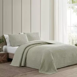 Beatrice Home Fashions Channel Chenille Bedspread Or Sham 23 Beatrice Home Fashions Channel Chenille Bedspread Or Sham -Bedding Shop 2277437 Sage