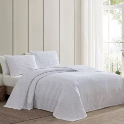 Beatrice Home Fashions Channel Chenille Bedspread Or Sham