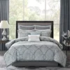 Madison Park Anouk 12-piece Jacquard Comforter Set With Cotton Bed Sheet Set