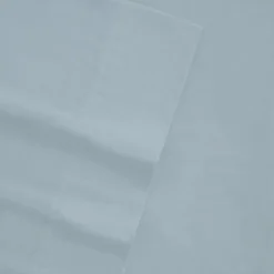 Flannel Solid Deep Pocket Fitted Sheet -Bedding Shop 2427010 Sky Blue