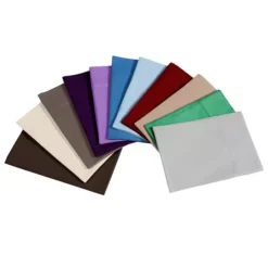 Tribeca Living Flannel Solid Oversized Flat Sheet -Bedding Shop 2427024 ALT2