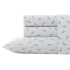 Poppy & Fritz Percale Sheet Set -Bedding Shop 2500436 Dolphins
