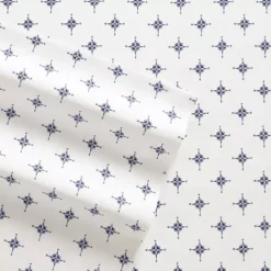 Poppy & Fritz Percale Sheet Set -Bedding Shop 2500436 Navy Compass