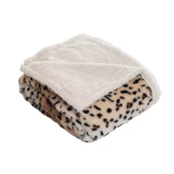 Fleece Sherpa Blanket Throw -Bedding Shop 2536590 Tiger