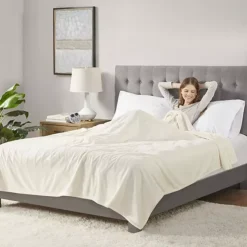 Serta® Plush Heated Electric Bed Blanket -Bedding Shop 26243875 CC ALT4