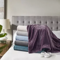 Serta® Plush Heated Electric Bed Blanket -Bedding Shop 26243875 CC ALT6