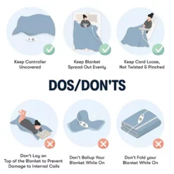 Serta® Plush Heated Electric Bed Blanket -Bedding Shop 26243875 CC ALT9