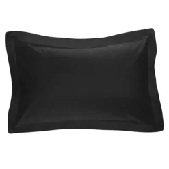 Tailored Poplin Sham -Bedding Shop 2650685 Black