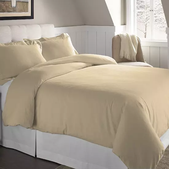 Pointehaven Flannel Duvet Cover Set 8 Pointehaven Flannel Duvet Cover Set - Image 8