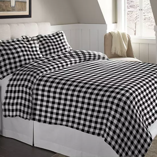 Pointehaven Flannel Duvet Cover Set 12 Pointehaven Flannel Duvet Cover Set - Image 12