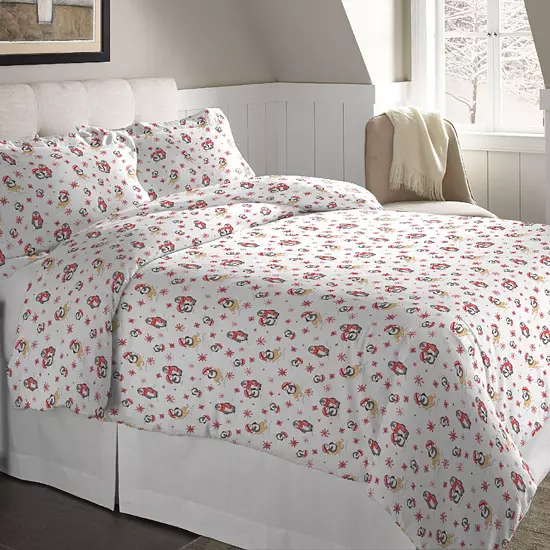 Pointehaven Flannel Duvet Cover Set 6 Pointehaven Flannel Duvet Cover Set - Image 6