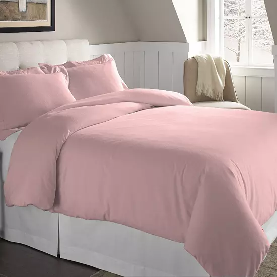 Pointehaven Flannel Duvet Cover Set 5 Pointehaven Flannel Duvet Cover Set - Image 5