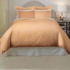 Pointehaven 3-piece 620 Thread Count Cotton Duvet Cover Set -Bedding Shop 2779647 Iced Coffee