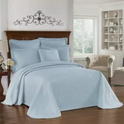 Historic Charleston Charles Matelassé Bedspread -Bedding Shop 2805107 Blue