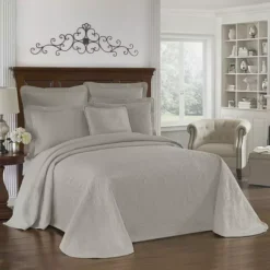 Historic Charleston Charles Matelassé Bedspread -Bedding Shop 2805107 Gray