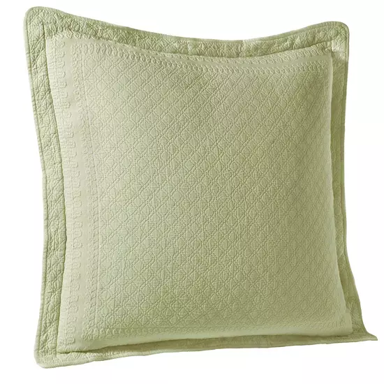 Historic Charleston Charles Matelassé Euro Sham 3 Historic Charleston Charles Matelassé Euro Sham - Image 3