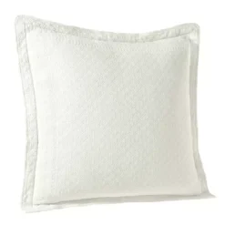 Historic Charleston Charles Matelassé Euro Sham 15 Historic Charleston Charles Matelassé Euro Sham -Bedding Shop 2805135 White 1