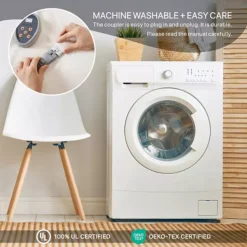 Beautyrest Microlight To Berber Reversible Oversized Heated Electric Bed Blanket -Bedding Shop 2840865 CC ALT6