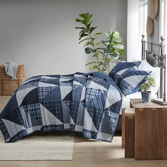 Woolrich Olsen Oversized Cotton Quilt Set With Shams 6 Woolrich Olsen Oversized Cotton Quilt Set With Shams - Image 6