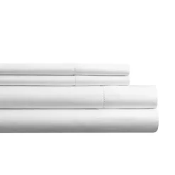 Pointehaven 525 Thread Count Cotton Sateen Sheet Set Or Pillowcase Pair -Bedding Shop 3236450 White 1