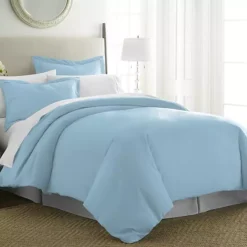 Pointehaven 525 Thread Count Duvet Cover Set -Bedding Shop 3340357 Blue
