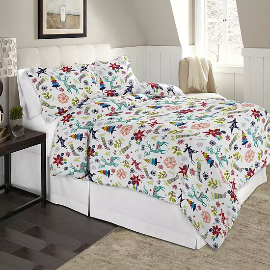 Celeste Home Flannel Duvet Cover Set 2 Celeste Home Flannel Duvet Cover Set - Image 2