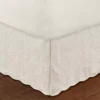 Greenland Home Fashions Paisley Quilted Ivory Bedskirt