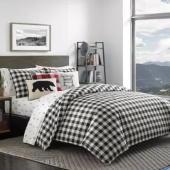 Eddie Bauer Mountain Plaid Duvet Cover Set