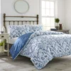 Laura Ashley Laura Ashley 3-Piece Elise King Duvet Cover Set
